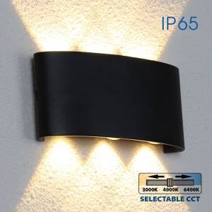 Φωτιστικό Aruba LED 6W CCT-Switch Μαύρο IP65