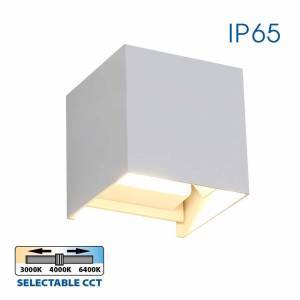 Φωτιστικό Stark LED 2x3W CCT-Switch Τετράγωνο Λευκό IP65