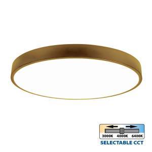 Φωτιστικό Οροφής Luka LED 35W CCT-Switch Χρυσό