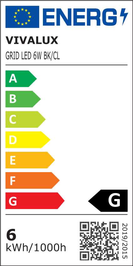 Φωτιστικό LED Panel GRID 6W 4000K Μαύρο