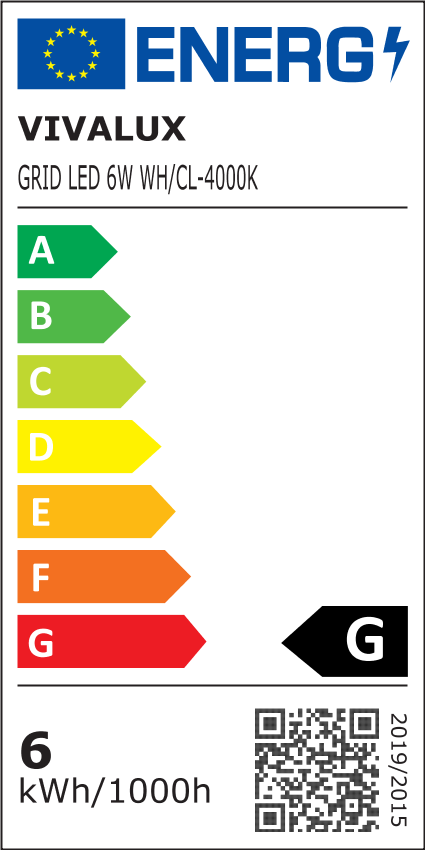Φωτιστικό LED Panel GRID 6W 4000K Λευκό