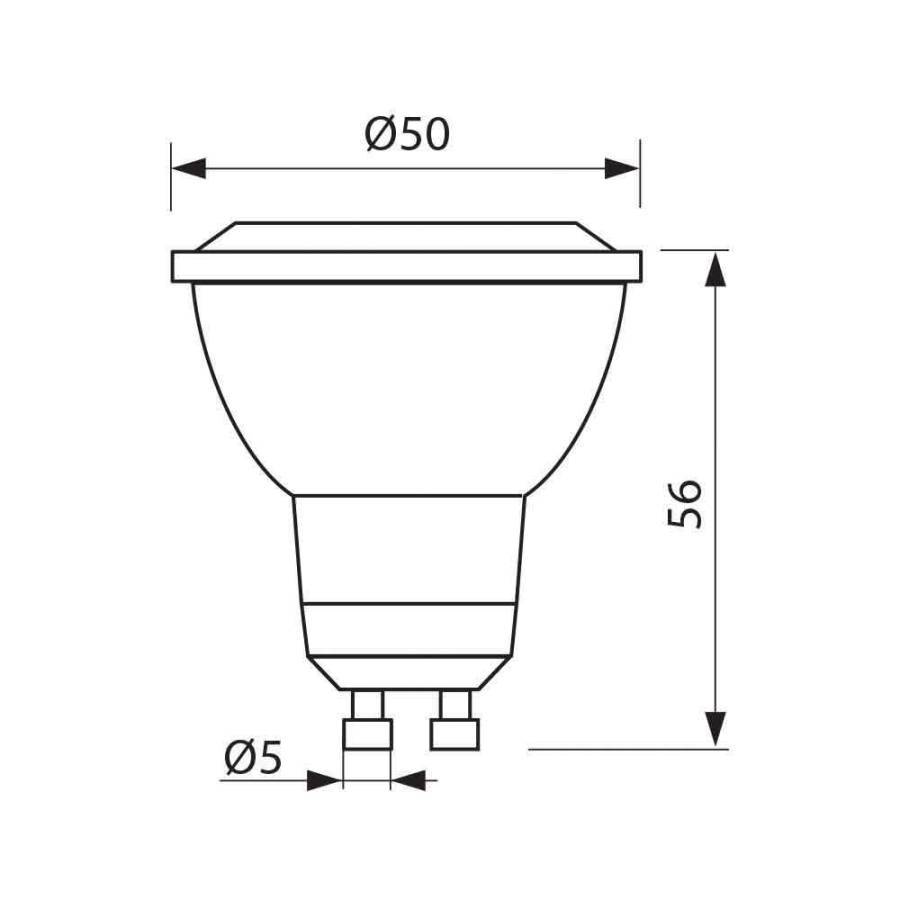Λάμπα GU10 BREE LED 9W 4000K 698Lm