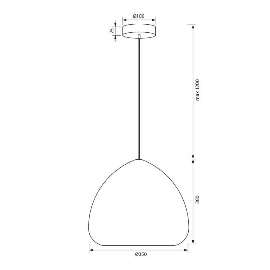 Φωτιστικό Οροφής CARUSO SSP750 1xE27