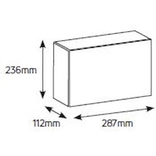 Πίνακας επίτοιxος Αίνος 1x12θ διάφανη πόρτα IP40