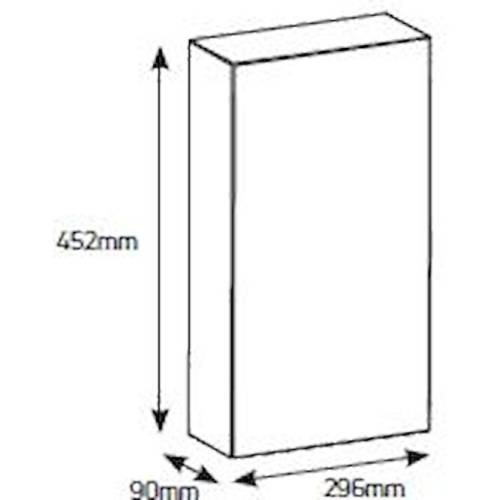 Πίνακας xωνευτός Ηρακλής 3x12θ διάφανη πόρτα IP30