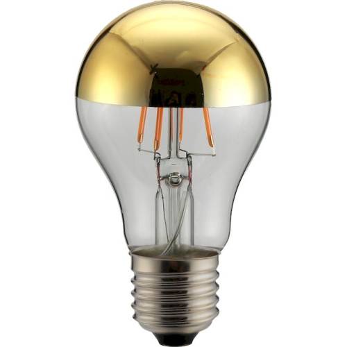Κλασική Filament Αντεστραμμένου Kαθρέφτη Χρυσό 6W E27 2700K 480Lm Dimmable