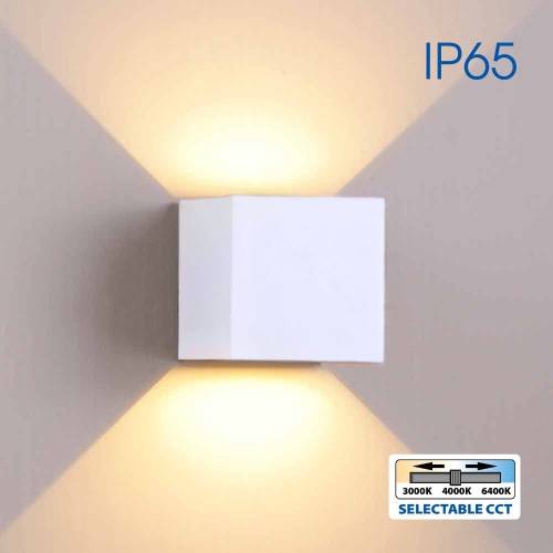 Φωτιστικό Stark LED 2x3W CCT-Switch Τετράγωνο Λευκό IP65