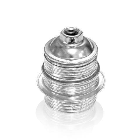 Ντουί Ε27 Μεταλλικό με Σπείρωμα και 2-Ροδέλες Νίκελ